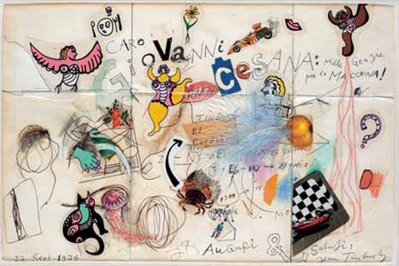 Jean Tinguely Friburgo 1925-Berna 1991 LETTERA (CARO GIOVANNI), 1974 tecnica...