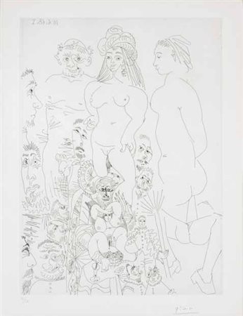 Pablo Picasso Málaga 1881 – Mougins 1973 SENZA TITOLO (DA 347 GRAVURES: 153),...