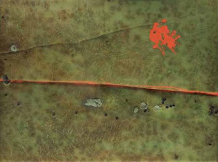 Giulio Turcato Mantova 1912 – Roma 1995 SUPERFICIE LUNARE CON MACCHIA, 1971...