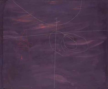 Achille Pace Termoli 1923 ITINERARIO 1R, 1990 olio e collage su tela, cm...