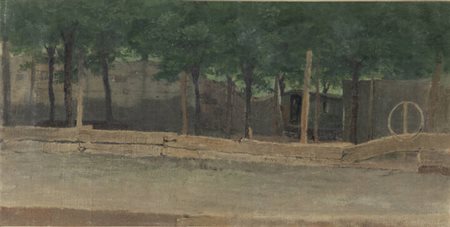 GIOVANNI BATTISTA QUADRONE<BR>Mondovì (CN) 1844 - 1898 Torino<BR>"Paesaggio"