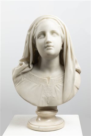 VARNI SANTO<BR>Genova 1807-1885<BR>"Madonna" 1877