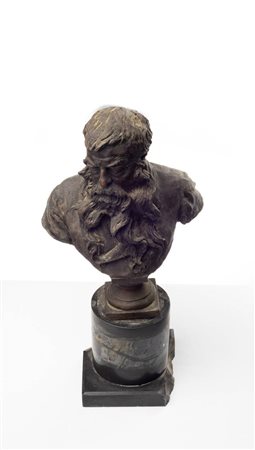 VINCENZO GEMITO<BR>Napoli 1852 - 1929<BR>"Busto del pittore Meissonier"