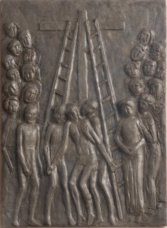 GIUSEPPE TARANTINO<BR>Palermo 1916 - 1999 Torino<BR>"Deposizione"