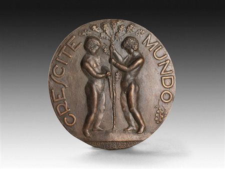 GIORGIO MORIGI<BR>1908 - 1941<BR>"Crescite mundo" Roma 1935 circa