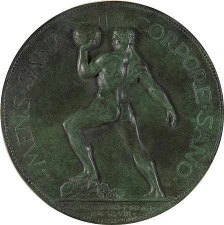 GIORGIO MORIGI<BR>1908 - 1941<BR>"Mens sana in corpore sano" Roma 1930