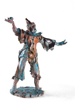 PIERO CERATO<BR>Torino 1946 - 2011<BR>"Personaggio in maschera"