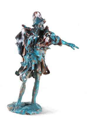 PIERO CERATO<BR>Torino 1946 - 2011<BR>"Guerriero con elmo"