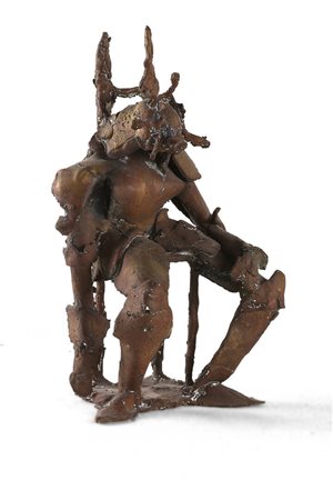 PIERO CERATO<BR>Torino 1946 - 2011<BR>"Re seduto"