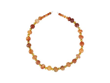 COLLANA UCRAINA DATAZIONE: XVII-XVIII sec. d. C. MATERIA E TECNICA: corniola,...