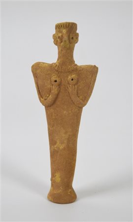 DIVINITA' FEMMINILE DATAZIONE: 2.500-2.000 a. C. MATERIA E TECNICA: argilla...