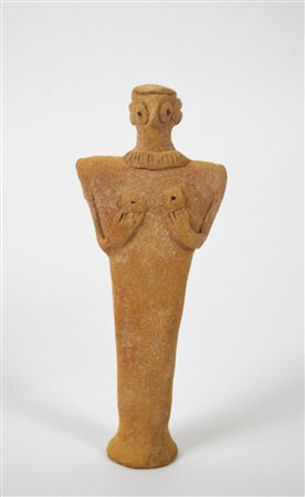 DIVINITA' FEMMINILE DATAZIONE: 2.500-2.000 a. C. MATERIA E TECNICA: argilla...