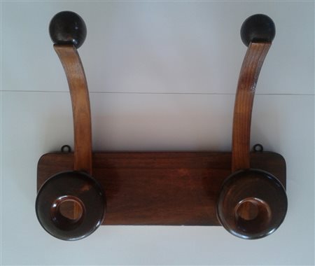 Appendiabiti deco' in rovere cm. 45x14x35