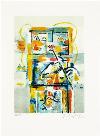 IBRAHIM KODRA (1918-2006) - Senza Titolo