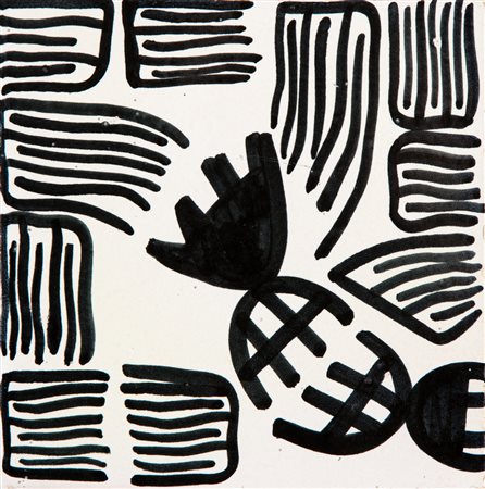 GIUSEPPE CAPOGROSSI (1900-1972) - Nero - Superficie CP872/A, 1951-1952