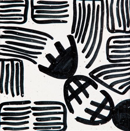 GIUSEPPE CAPOGROSSI (1900-1972) - Nero - Superficie CP872/A, 1951-1952