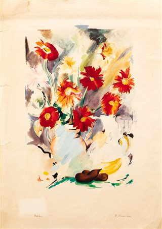 RICHARD HAMILTON (1922-2011) - Trichromatic flower-piece (Poster)