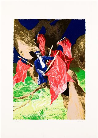 ENNIO CALABRIA (1937) - Senza Titolo