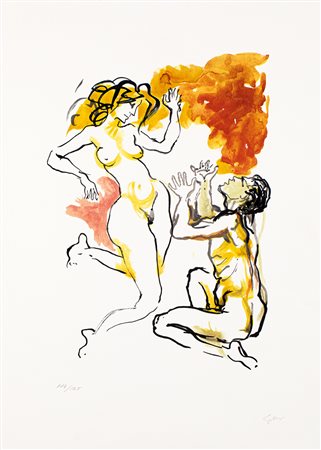 RENATO GUTTUSO (1911-1987) - Contadine, 1980