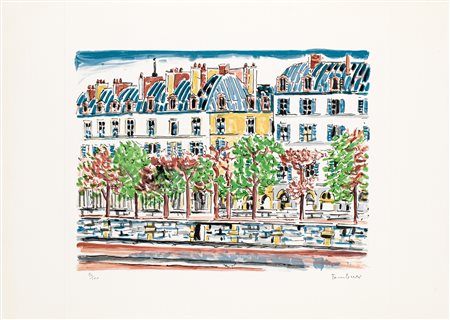 ORFEO TAMBURI (1910-1994) - Lungo la Senna, 1977