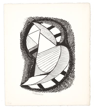 GALLIANO MAZZON (1896-1978) - Senza Titolo, 1968