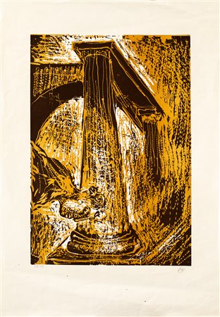 MARKUS LÜPERTZ (1941) - Senza Titolo