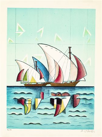 IBRAHIM KODRA (1918-2006) - Senza Titolo