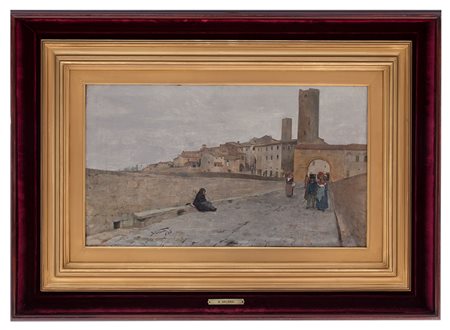 Nazzareno Orlandi Ascoli Piceno 1861 - Buenos Aires 1952 Porta cappuccina...