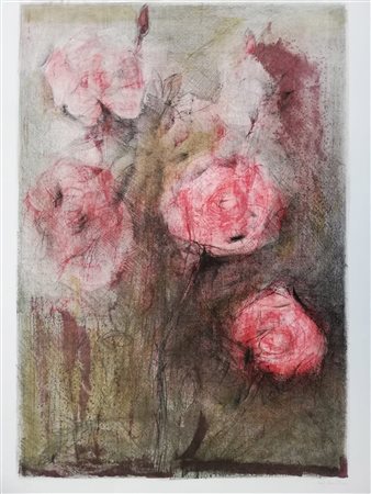 Giuseppe Ajmone,“Rose”, 1985