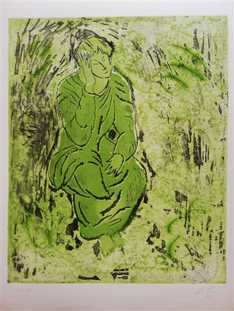 Sandro Chia, "Donna seduta", 1983