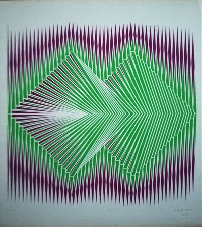 Alberto Biasi , "Senza titolo", 1983