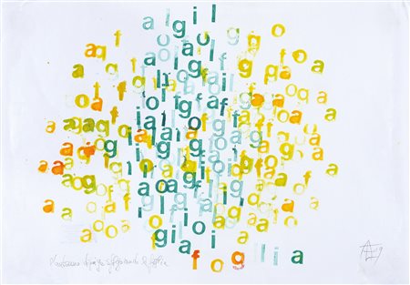 Arrigo Lora Totino, "L’autunno dipinge sfolgorando le foglie", 2009