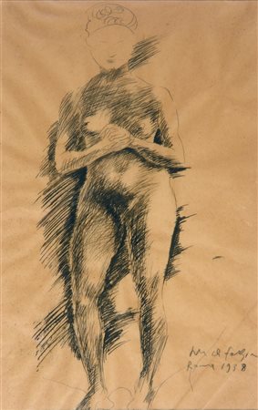 Pericle Fazzini, "Nudo", 1938