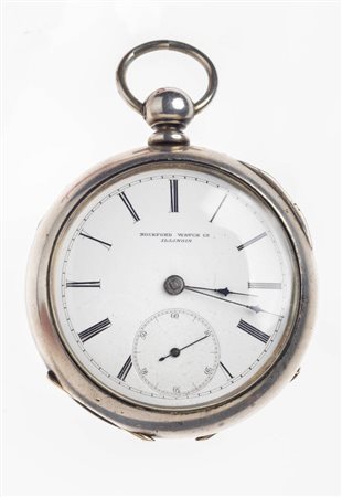 ROCKFORD WATCH CO<BR>1873-1915<BR>Orologio da tasca, prodotto in Illinois, 1880-1890 ca