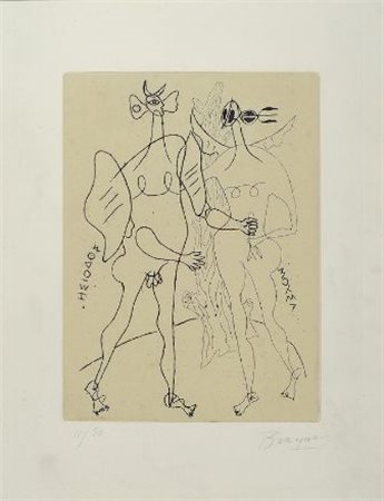 Georges Braque (Argenteuil sur Seine, 1882 - Paris, 1963) Thegonie, 1932-1953...