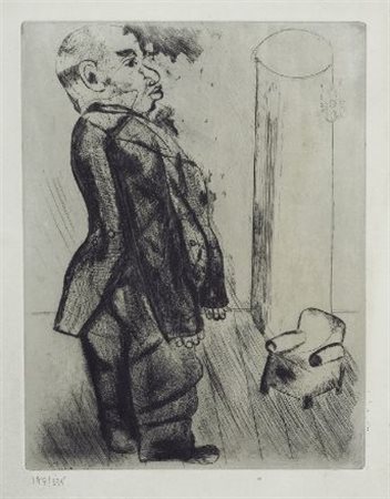 Marc Chagall (Vitebsk, 1887 - Saint Paul de Vence, 1985) Caricatura...