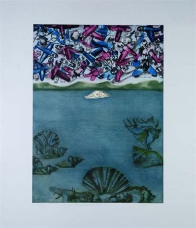 Francesco Clemente (Napoli, 1952) Conception, 1987 Acquaforte Acquatinta a 7...