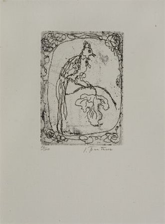 Lucio Fontana (Rosario di Santa Fè, 1899 - Comabbio, 1968) Senza Titolo, 1965...