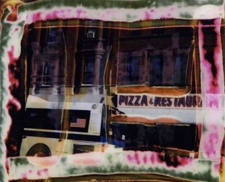 Maurizio Galimberti (Como, 1956) Pizza and flag Stampa lambda, cm. 60x50; es....