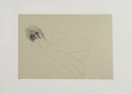 Emilio Greco (Catania, 1913 - Roma, 1995) Nudo, 1979 Acquaforte mm. 327x485...