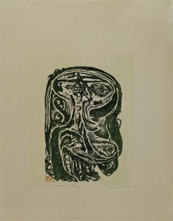 Asger Jorn (Vejrum, 1914 - Aarhus, 1973) Solitude imaginaire, 1952...