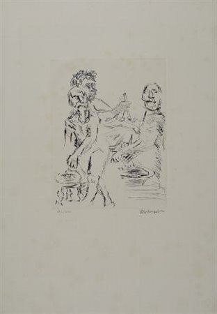 Oskar Kokoschka (Pöchlarn, 1886 - Villeneuve, 1980) Dionysos, Aischylos Und...