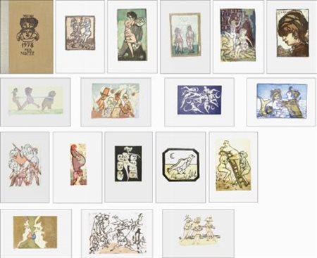 Mino Maccari (Siena, 1898 - Roma, 1989) Per nozze, 1978 Xilografia, mm....