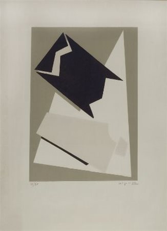 Alberto Magnelli (Firenze, 1888 - Parigi, 1971) Senza Titolo, 1969 Litografia...