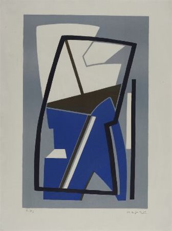 Alberto Magnelli (Firenze, 1888 - Parigi, 1971) Senza titolo, 1971 Litografia...