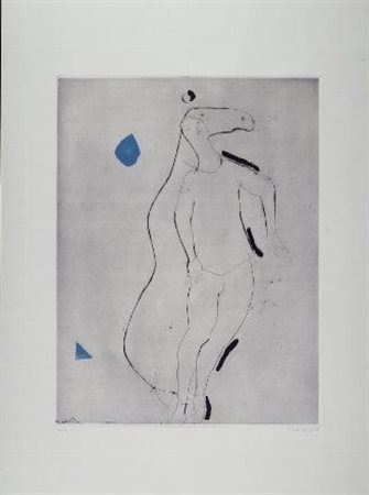 Marino Marini (Pistoia, 1901 - Viareggio, 1980) La sorpresa I, 1973...
