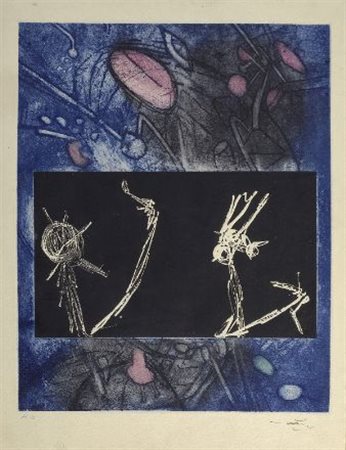 Sebastian Matta (Santiago del Cile, 1911 - Civitavecchia, 2002) Les Voix,...