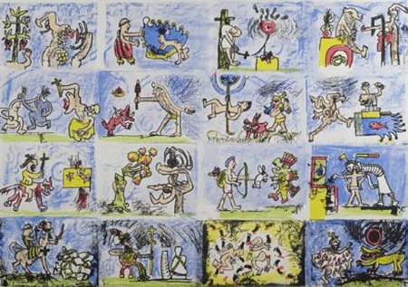 Sebastian Matta (Santiago del Cile, 1911 - Civitavecchia, 2002) Vignette...