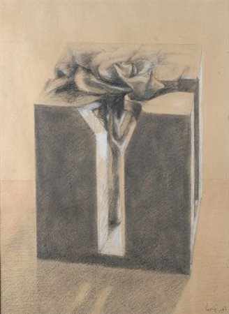 Giuliano Vangi (Barberino di Mugello, 1931) Senza titolo, 1987 Carboncino su...