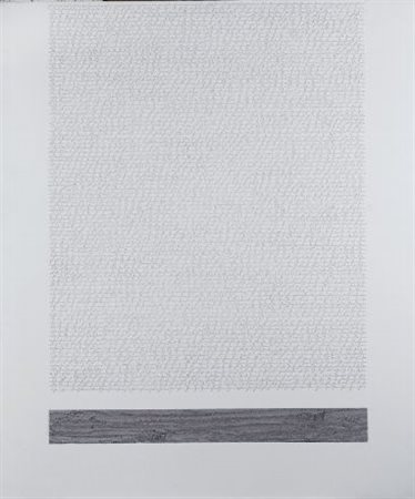 Alfredo Rapetti (Milano, 1961) Scrittura bianca con cemento, 2009 Tecnica...